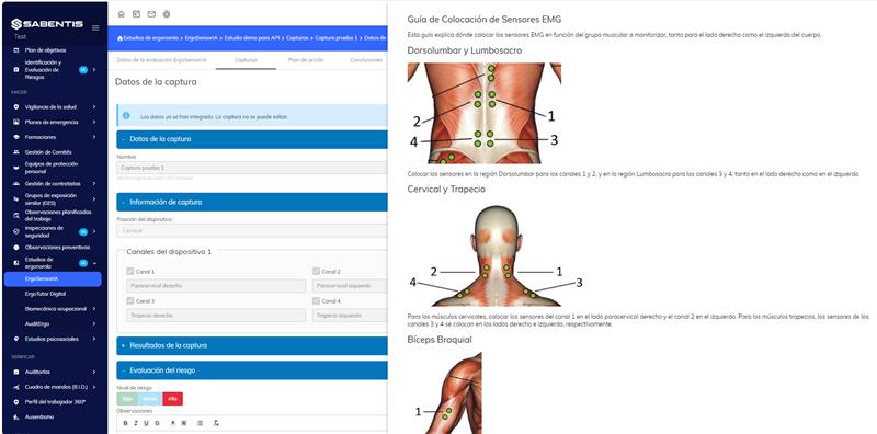 ErgoSensorIA de Sabentis para el análisis ergonómico avanzado con sensores e IA