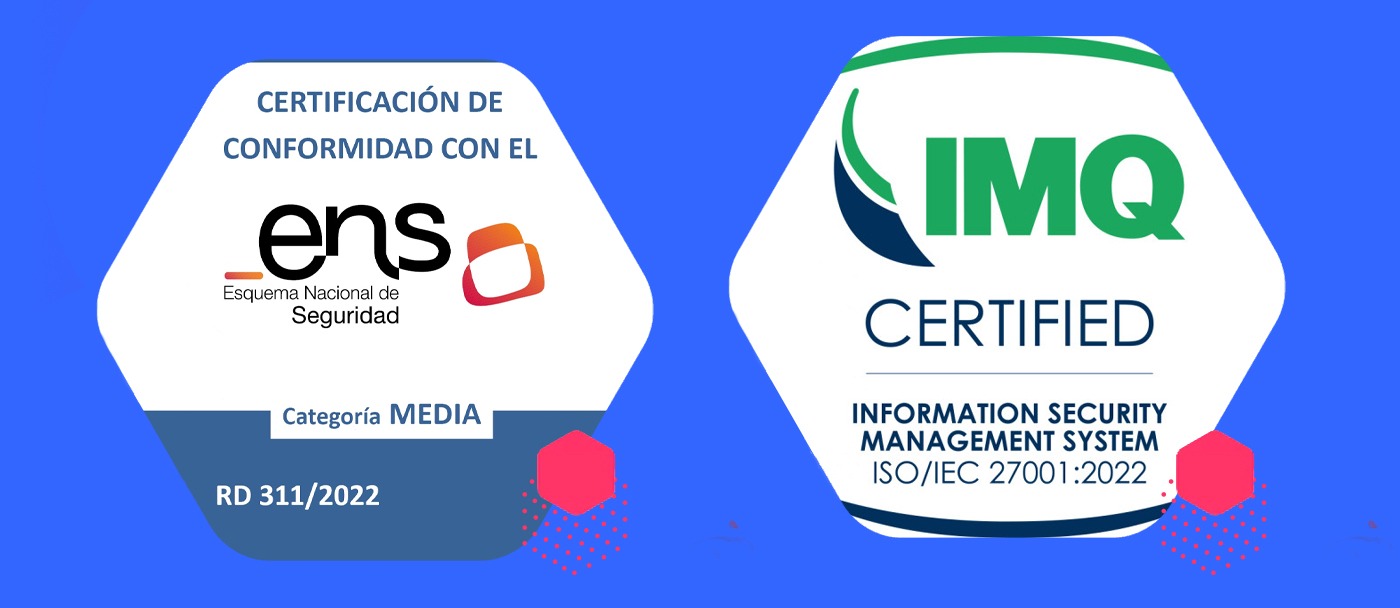 Sabentis con certificación ENS e ISO 27001 como estándar de excelencia en seguridad de la información
