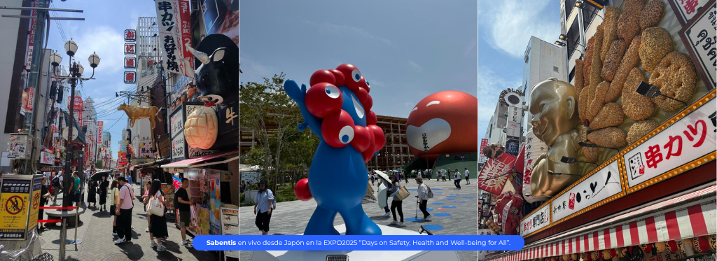 Sabentis en EXPO2025 Osaka mostrando IA y sensores 1