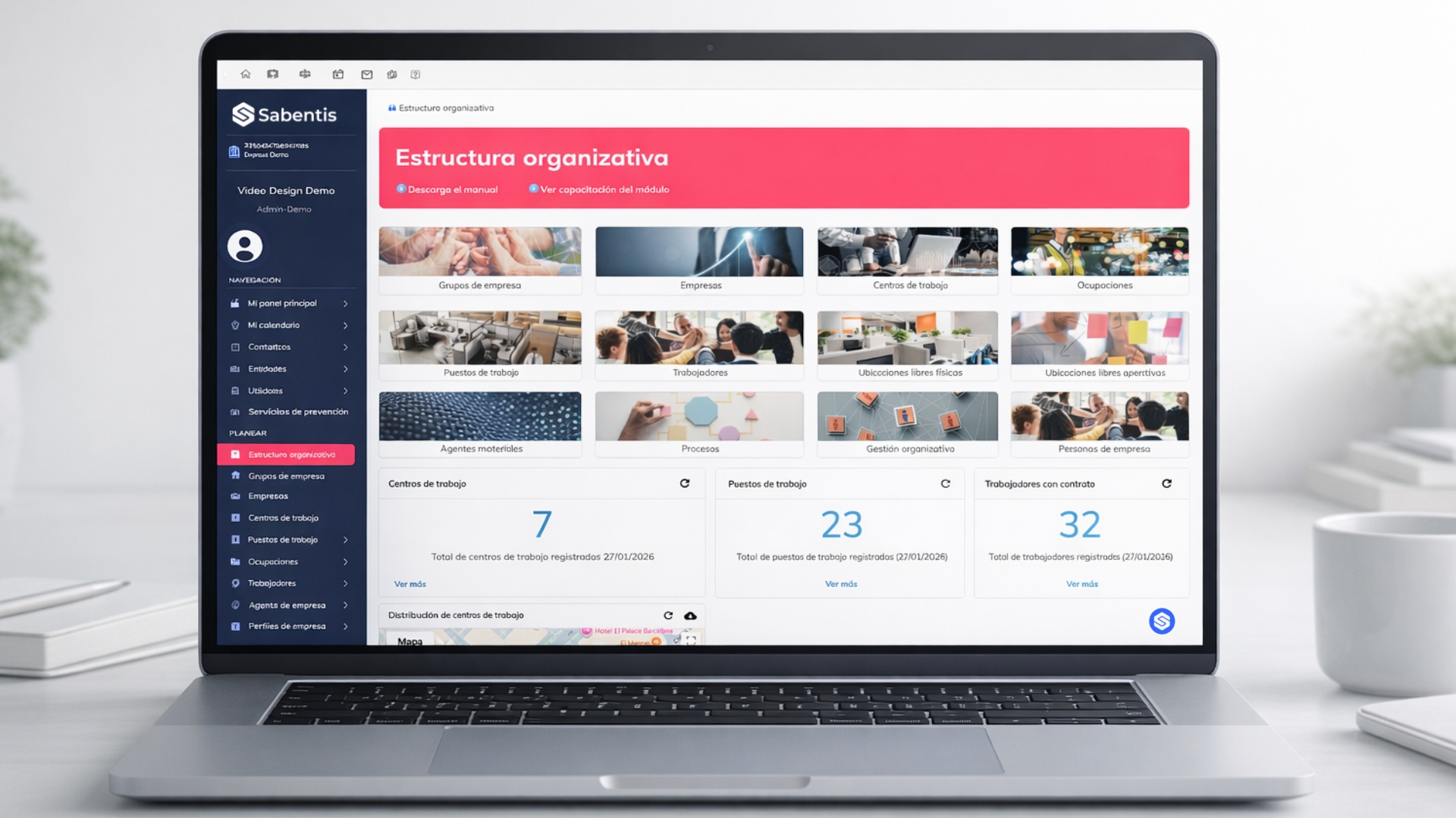 Software PRL Sabentis para digitalizar y centralizar la prevención de riesgos laborales