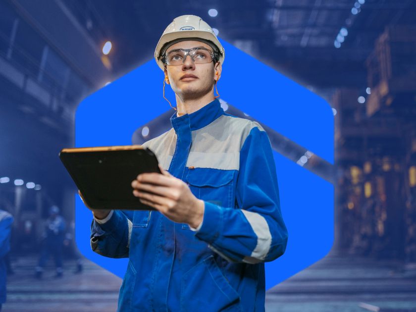 OHS specialist in industrial plant