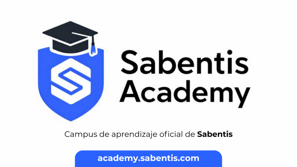 Logotipo de Sabentis Academy, el campus oficial de formación en prevención