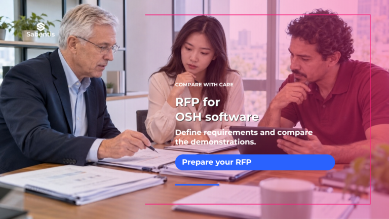 RFP for OSH software: define requirements and compare demonstrations.
