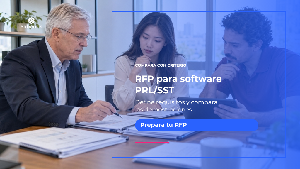 RFP para contratar software PRL/SST: requisitos, ponderación y guion de demostración