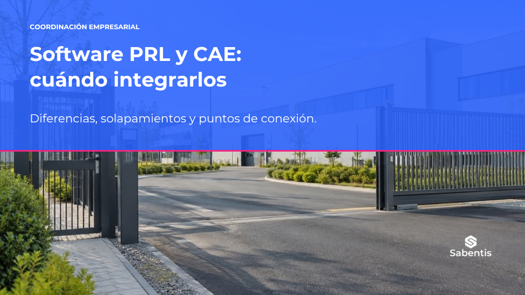 Software PRL y plataforma CAE: diferencias, solapamientos y cuándo integrarlos