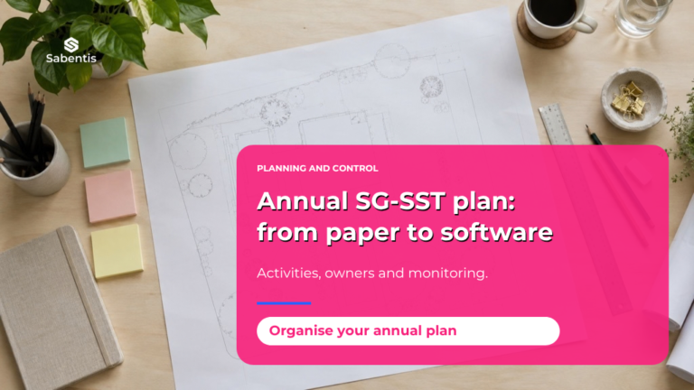 The SG-SST annual work plan: moving it into software and tracking delivery
