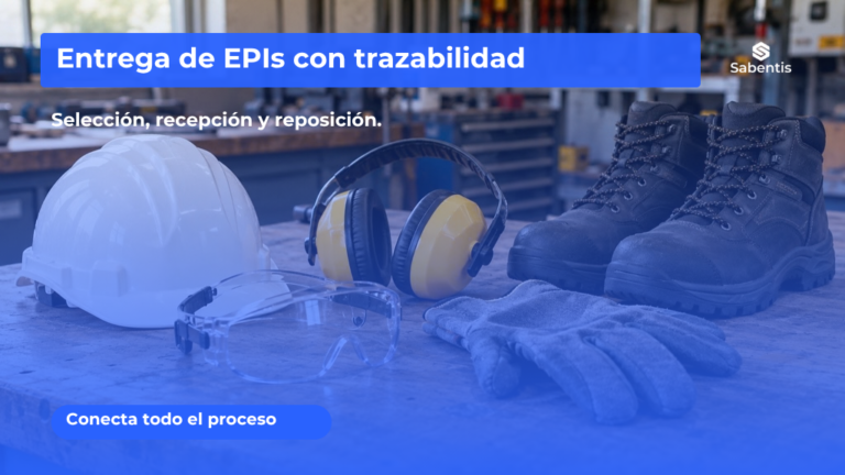 Entrega de EPIs con software: cómo vincular selección, recepción y reposición